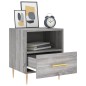 vidaXL Mesitas noche 2 uds madera ingeniería gris Sonoma 40x35x47,5 cm vidaXL Mesitas noche 2 uds madera ingeniería gris Sonoma 40x35x47,5 cm
