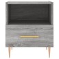 vidaXL Mesitas noche 2 uds madera ingeniería gris Sonoma 40x35x47,5 cm vidaXL Mesitas noche 2 uds madera ingeniería gris Sonoma 40x35x47,5 cm