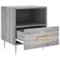 vidaXL Mesitas noche 2 uds madera ingeniería gris Sonoma 40x35x47,5 cm vidaXL Mesitas noche 2 uds madera ingeniería gris Sonoma 40x35x47,5 cm