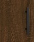 vidaXL Aparador de madera de ingeniería marrón roble 90x34x80 cm vidaXL Aparador de madera de ingeniería marrón roble 90x34x80 cm