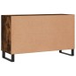 vidaXL Aparador madera de ingeniería roble ahumado 100x36x60 cm