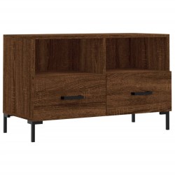 vidaXL Mueble para TV madera contrachapada roble marrón 80x36x50 cm