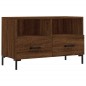 vidaXL Mueble para TV madera contrachapada roble marrón 80x36x50 cm