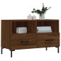 vidaXL Mueble para TV madera contrachapada roble marrón 80x36x50 cm