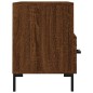 vidaXL Mueble para TV madera contrachapada roble marrón 80x36x50 cm