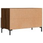 vidaXL Mueble para TV madera contrachapada roble marrón 80x36x50 cm