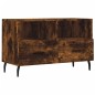vidaXL Mueble para TV madera contrachapada roble ahumado 80x36x50 cm vidaXL Mueble para TV madera contrachapada roble ahumado 80x36x50 cm