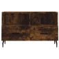 vidaXL Mueble para TV madera contrachapada roble ahumado 80x36x50 cm vidaXL Mueble para TV madera contrachapada roble ahumado 80x36x50 cm