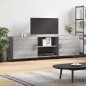 vidaXL Mueble para TV madera de ingeniería gris Sonoma 150x30x50 cm