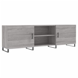 vidaXL Mueble para TV madera de ingeniería gris Sonoma 150x30x50 cm