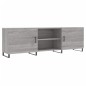 vidaXL Mueble para TV madera de ingeniería gris Sonoma 150x30x50 cm