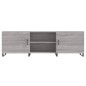 vidaXL Mueble para TV madera de ingeniería gris Sonoma 150x30x50 cm