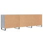 vidaXL Mueble para TV madera de ingeniería gris Sonoma 150x30x50 cm