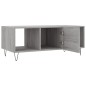 vidaXL Mesa de centro madera contrachapada gris Sonoma 102x50x40 cm