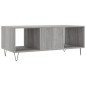 vidaXL Mesa de centro madera contrachapada gris Sonoma 102x50x40 cm