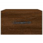 vidaXL Mesitas de noche de pared 2 uds color roble marrón 35x35x20 cm vidaXL Mesitas de noche de pared 2 uds color roble marrón 35x35x20 cm