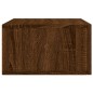vidaXL Mesitas de noche de pared 2 uds color roble marrón 35x35x20 cm vidaXL Mesitas de noche de pared 2 uds color roble marrón 35x35x20 cm