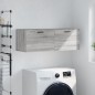 vidaXL Armario de pared madera ingeniería gris Sonoma 100x36,5x35 cm vidaXL Armario de pared madera ingeniería gris Sonoma 100x36,5x35 cm