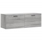 vidaXL Armario de pared madera ingeniería gris Sonoma 100x36,5x35 cm vidaXL Armario de pared madera ingeniería gris Sonoma 100x36,5x35 cm