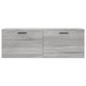 vidaXL Armario de pared madera ingeniería gris Sonoma 100x36,5x35 cm vidaXL Armario de pared madera ingeniería gris Sonoma 100x36,5x35 cm