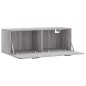 vidaXL Armario de pared madera ingeniería gris Sonoma 100x36,5x35 cm vidaXL Armario de pared madera ingeniería gris Sonoma 100x36,5x35 cm