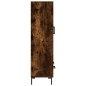 vidaXL Aparador alto madera de ingeniería roble ahumado 69,5x31x115 cm vidaXL Aparador alto madera de ingeniería roble ahumado 69,5x31x115 cm