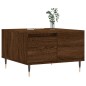vidaXL Mesa de centro madera contrachapada roble marrón 55x55x36,5 cm vidaXL Mesa de centro madera contrachapada roble marrón 55x55x36,5 cm