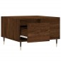 vidaXL Mesa de centro madera contrachapada roble marrón 55x55x36,5 cm vidaXL Mesa de centro madera contrachapada roble marrón 55x55x36,5 cm