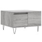 vidaXL Mesa de centro madera contrachapada gris Sonoma 55x55x36,5 cm