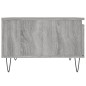 vidaXL Mesa de centro madera contrachapada gris Sonoma 55x55x36,5 cm