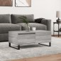 vidaXL Mesa de centro madera contrachapada gris Sonoma 90x50x36,5 cm vidaXL Mesa de centro madera contrachapada gris Sonoma 90x50x36,5 cm