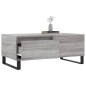 vidaXL Mesa de centro madera contrachapada gris Sonoma 90x50x36,5 cm vidaXL Mesa de centro madera contrachapada gris Sonoma 90x50x36,5 cm