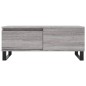 vidaXL Mesa de centro madera contrachapada gris Sonoma 90x50x36,5 cm vidaXL Mesa de centro madera contrachapada gris Sonoma 90x50x36,5 cm