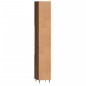 vidaXL Armario de baño madera contrachapada roble marrón 30x30x190 cm