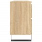 vidaXL Mueble de baño madera de ingeniería roble Sonoma 80x33x60 cm vidaXL Mueble de baño madera de ingeniería roble Sonoma 80x33x60 cm