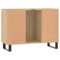 vidaXL Mueble de baño madera de ingeniería roble Sonoma 80x33x60 cm vidaXL Mueble de baño madera de ingeniería roble Sonoma 80x33x60 cm