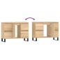 vidaXL Mueble de baño madera de ingeniería roble Sonoma 80x33x60 cm vidaXL Mueble de baño madera de ingeniería roble Sonoma 80x33x60 cm