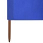 vidaXL Paravientos de playa de 9 paneles tela azul celeste 1200x160 cm vidaXL Paravientos de playa de 9 paneles tela azul celeste 1200x160 cm