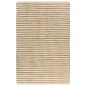vidaXL Alfombra tejida a mano yute y tela 120x180 cm natural y blanca vidaXL Alfombra tejida a mano yute y tela 120x180 cm natural y blanca