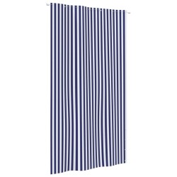 vidaXL Toldo pantalla para balcón tela oxford azul y blanco 140x240 cm