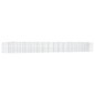 vidaXL Arriate de gaviones forma arco hierro galvanizado 800x100x100cm
