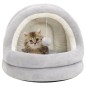 vidaXL Cama para gatos color gris y crema 50x50x45 cm vidaXL Cama para gatos color gris y crema 50x50x45 cm