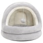 vidaXL Cama para gatos color gris y crema 50x50x45 cm vidaXL Cama para gatos color gris y crema 50x50x45 cm