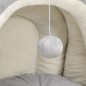 vidaXL Cama para gatos color gris y crema 50x50x45 cm vidaXL Cama para gatos color gris y crema 50x50x45 cm