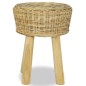 vidaXL Taburete de bar ratán natural vidaXL Taburete de bar ratán natural
