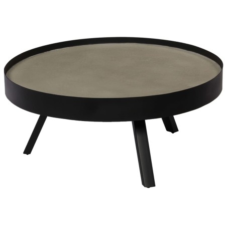 vidaXL Mesa de centro con superficie de hormigón 74x32 cm