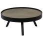 vidaXL Mesa de centro con superficie de hormigón 74x32 cm vidaXL Mesa de centro con superficie de hormigón 74x32 cm
