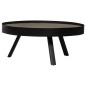 vidaXL Mesa de centro con superficie de hormigón 74x32 cm vidaXL Mesa de centro con superficie de hormigón 74x32 cm