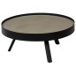 vidaXL Mesa de centro con superficie de hormigón 74x32 cm vidaXL Mesa de centro con superficie de hormigón 74x32 cm