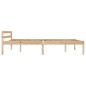 vidaXL Estructura de cama de madera maciza de pino 120x200 cm vidaXL Estructura de cama de madera maciza de pino 120x200 cm